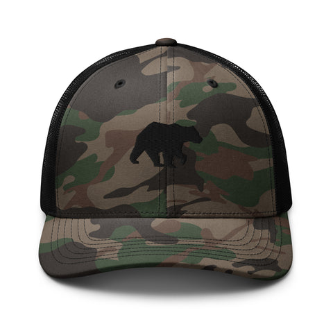 Camouflage Bear Hat