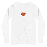 Unisex 3D Bear Logo Long Sleeve Tee