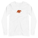Unisex 3D Bear Logo Long Sleeve Tee
