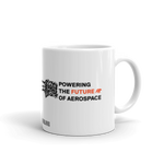 White glossy mug