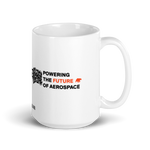 White glossy mug